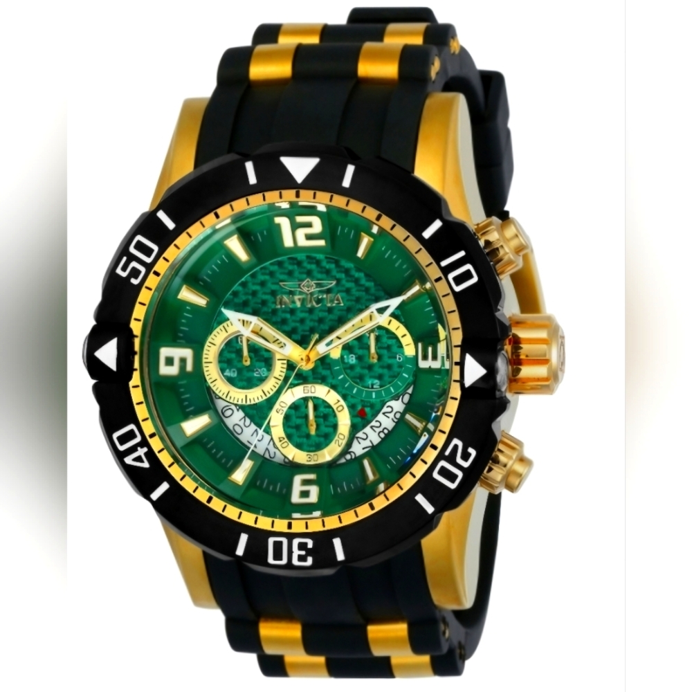 Invicta Pro Diver SCUBA Men's Watch (23703) 50mm Stainless Steel/Gold Tone Case